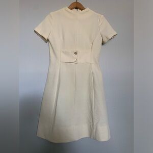VTG Cream Tailored Dress